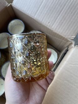 Gold candles