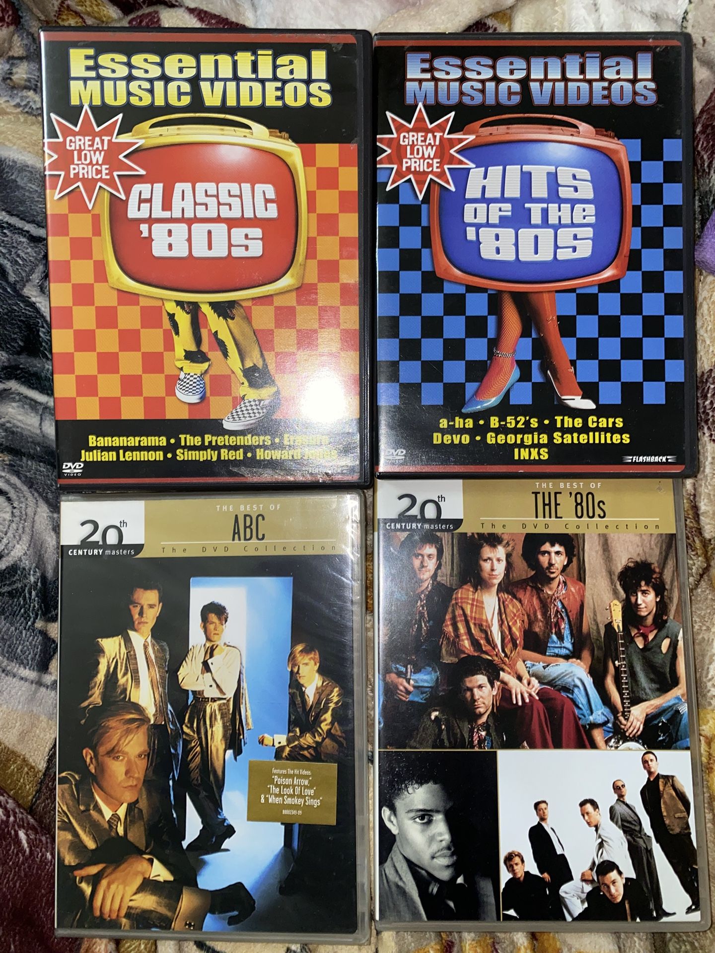 Music Video DVDs 80s And 60s 