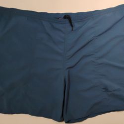 Patagonia Men’s XXL Blue Baggies Swim Shorts Mesh Lined Quick Dry Trunks