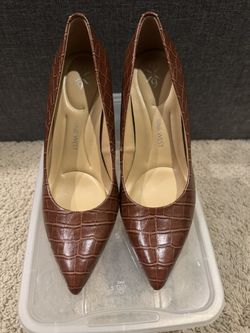 Nine West Brown Heels Wore Once Size 9 