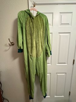 Green Alligator Onesie Halloween Costume