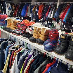 New Boys Snow Boots Size 5,6,7,8,9,10,11,12,13,1,2 3,4 