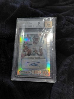 Russell Wilson rookie autograph # card