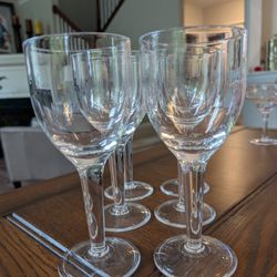  Wine Glasses Clear Plastic 6 Perfect For Ravinia