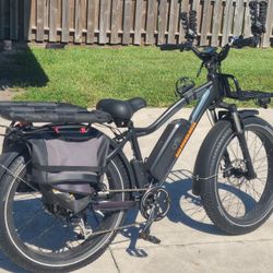 Radrover  5 Electric Battery Bike And Trailer Set Up For Hunting $1400.00