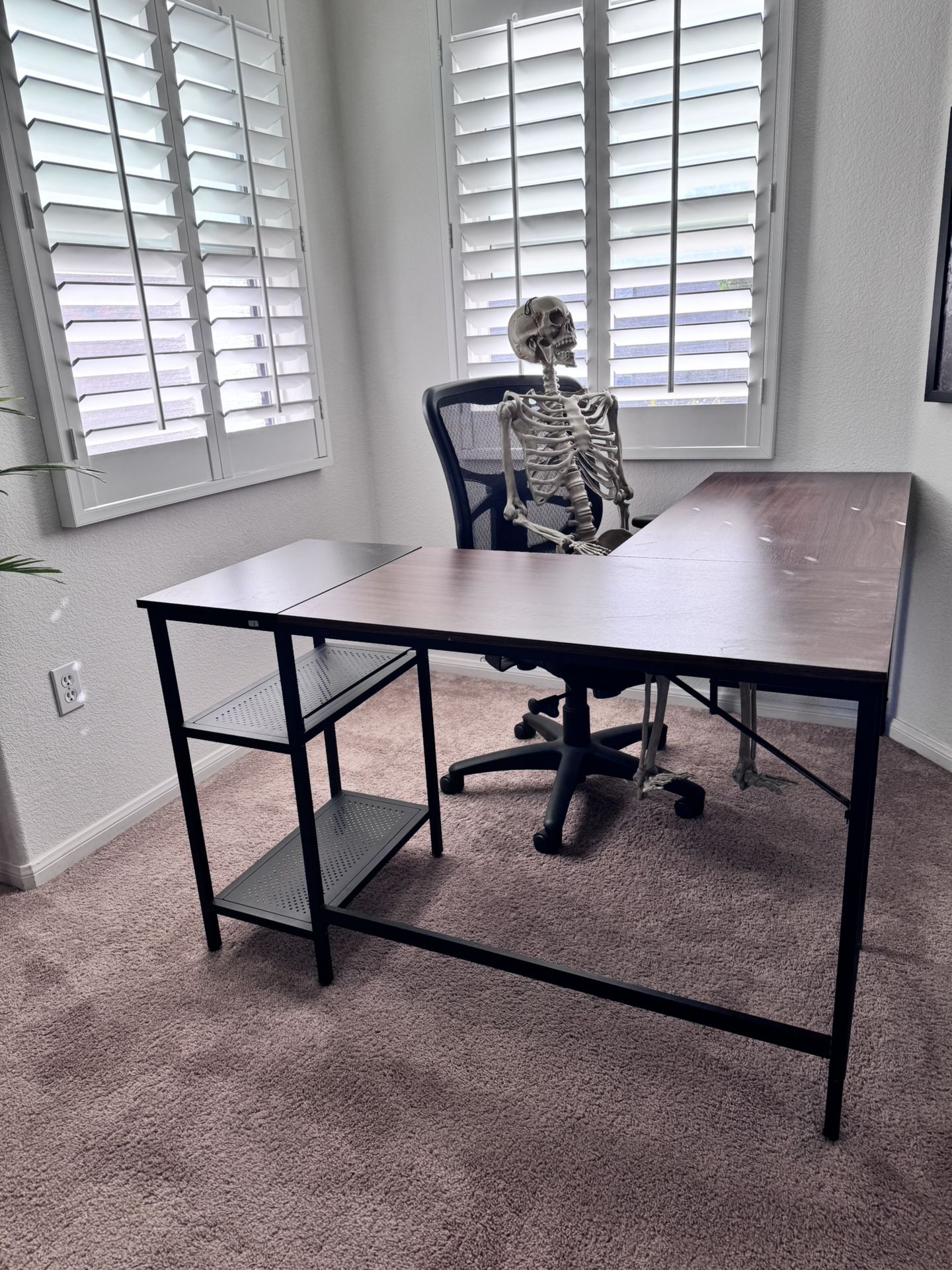 L Shape Desk ( computer Chair Sold)