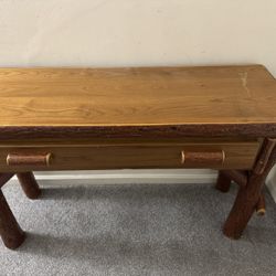 Wooden TV Table Stand  with Drawer - Sturdy