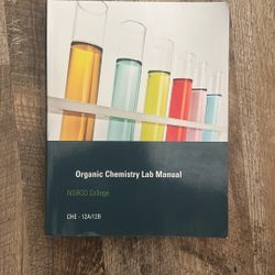 Organic Chemistry Lab Manual 