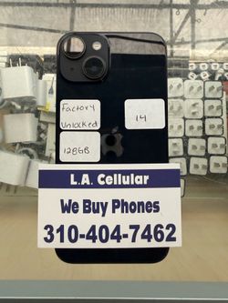 14 128gb Black Unlocked (ON Sale)