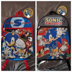 Sonic Backpack Each $25