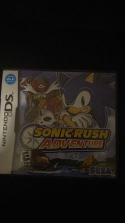 Sonic Rush Adventure For Nintendo DS