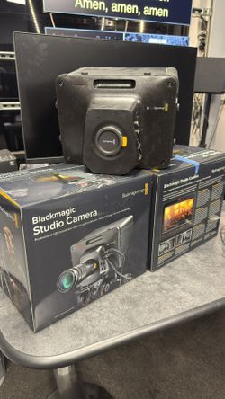 Blackmagic Studio Camera HD (Set of Two) – Clean, Fully Functional