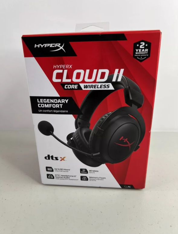 HyperX Cloud II Core Wireless Gaming Headset for PC, PS5, 