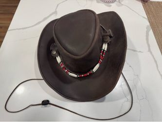Large Bullhide Leather Cowboy Hat