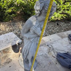 Large Classical Garden Statue – Cast Stone Female– ~. 47” Tall – Heavy /Pickup Only