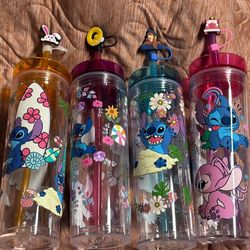 Stitch Vasos Acrílico. 20 Onzas 