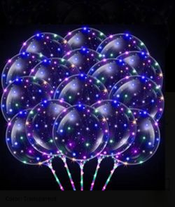 50 LED Light Up Balloons