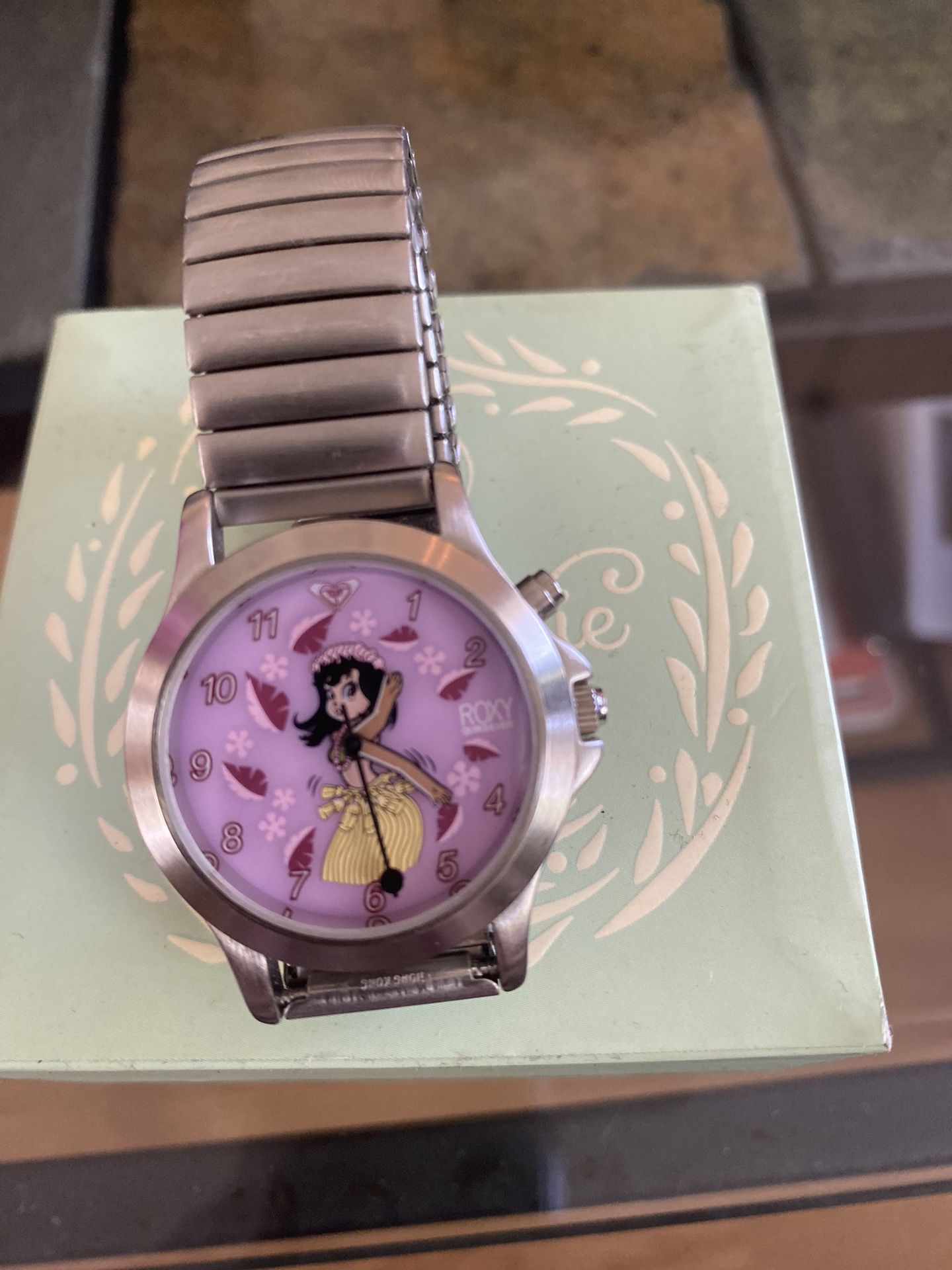Hula Dancer Girl Roxy Quicksilver Ladies Watch for Sale in 