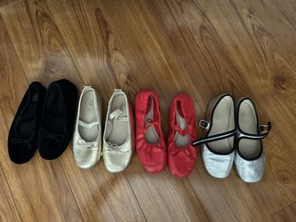 Zara Ballerinas  Kids- Size Us 11,5