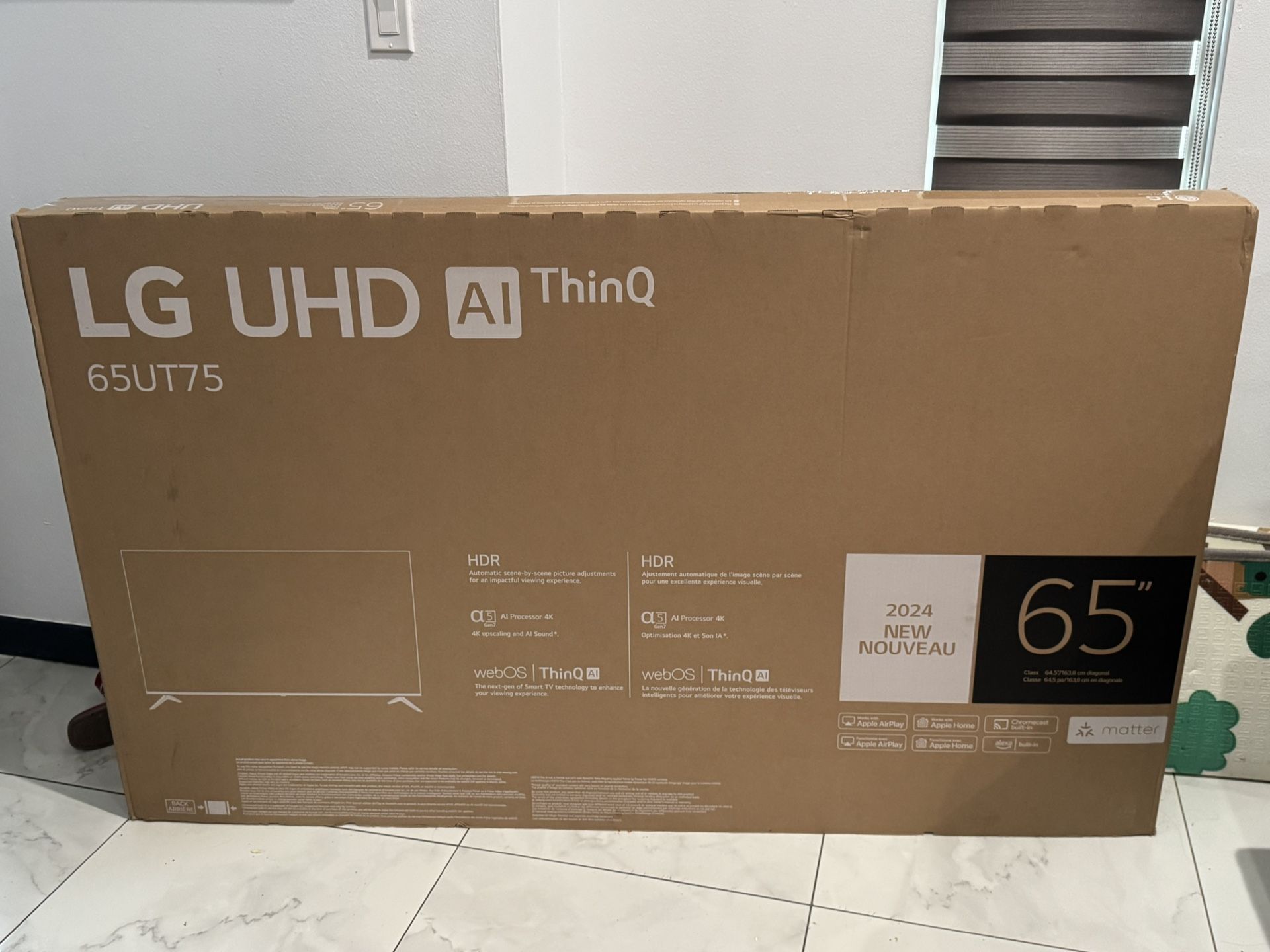 LG UHD AI THINQ 4K 65 in TV