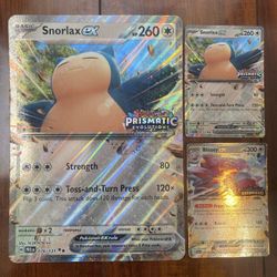 Pokemon Snorlax & Blissey Special Collection Promo Lot of 3 Standard & Jumbo NM