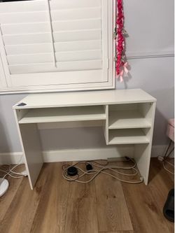 White desk
