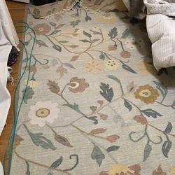 Rug Beautiful With Flowers