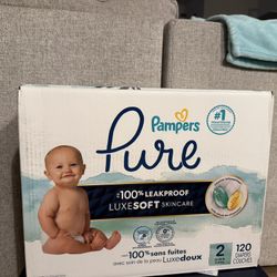 Pure Pampers Diaper Size 2
