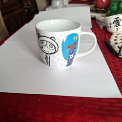 Japanese Kokeshi Doll Mug Fine Porcelain By Paperchase