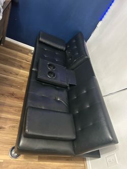 Black futton Couch