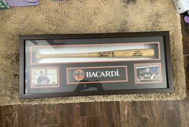 MLB Marlins Jeff Conine Signed Bat