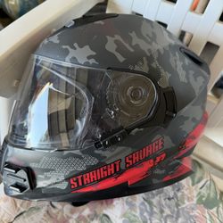 Speed & Strength SS1600 Straight Savage Full -Face Motorcycle Helmet -Size Small 