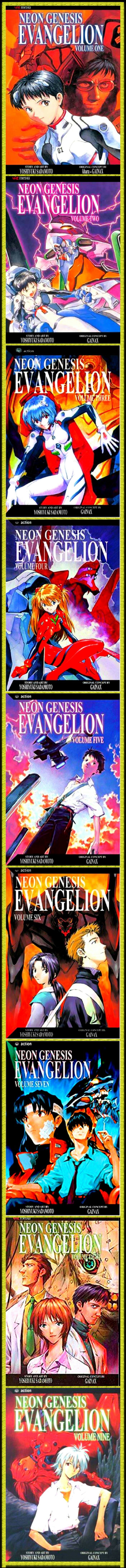 1-11 Volume Lot Set Graphic Novel Anime Series, Neon Genisis, EVANGELION; VIZ Media Books 1-11 NEW