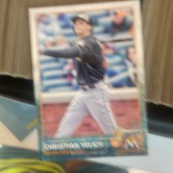 A Christian Yochi Baseball Card