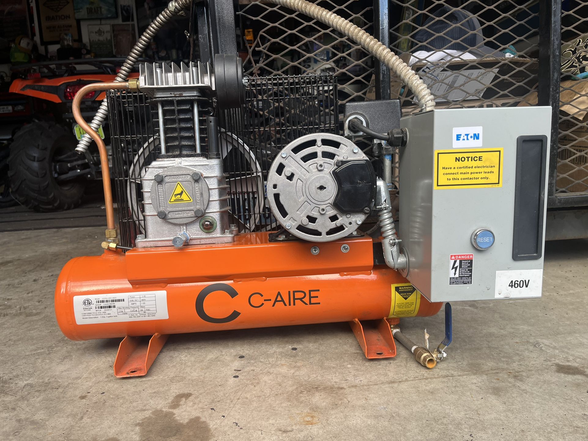 C-Aire industrial air compressor
