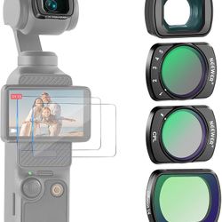 NEEWER Filter Set (3 Pack) with 0.75X Wide Angle Lens 108° FOV