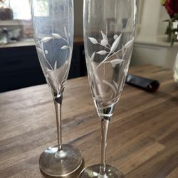 Lenox opal Innocence Toasting Flutes 