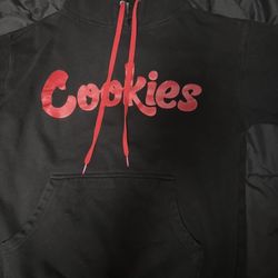 Cookies Hoodie Small Red/black