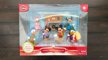 Mickey Mous Disney christmas carol holiday collector set