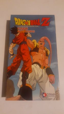 Dragon Ball Z Fusion Hope Returns VHS tape