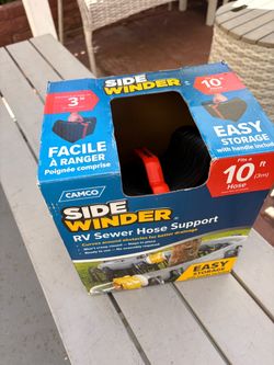 Camco Sidewinder 10-Ft Camper/ RV Sewer Hose Support
