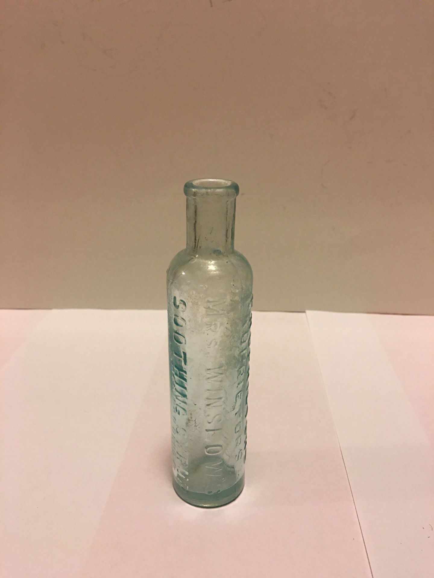 Vintage Mrs. Winslow’s Soothing Syrup Bottle