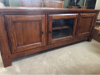 Solid oak storage