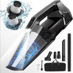 NEW - Vacuum Cleaner Handheld Cordless Portable with LED Light