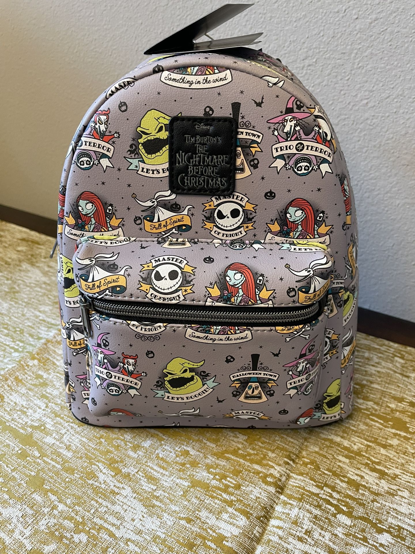 Loungefly The Nightmare Before Christmas Tattoo Art Mini Backpack