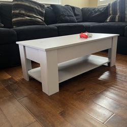 Grey Lift Top Coffee Table 