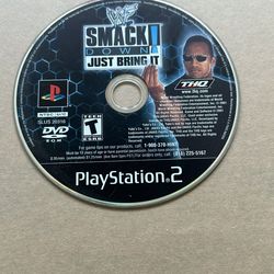 WWF SmackDown Just Bring It (PlayStation 2 PS2) -DISC ONLY