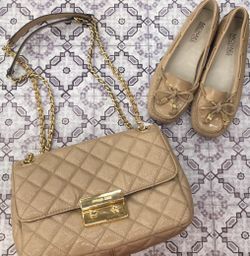 NEW Michael Kors patent leather slip on shoes, wms sz 5