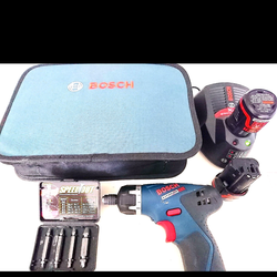 Bosch complete drill set extra battery