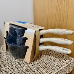 NEW 3PCS SAUCE POT SET